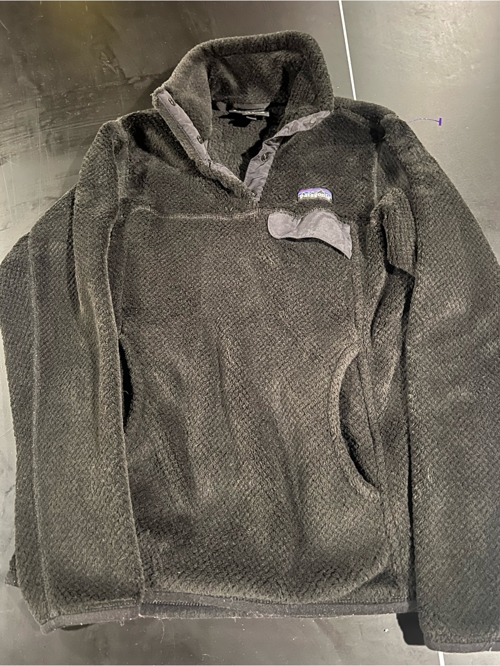 Patagonia Black Sherpa Fleece Pullover